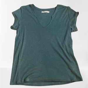 Free people green cutout top